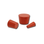.781 X 1 X 1" LONG SILICONE TAPERED PLUGS (5 COUNT)