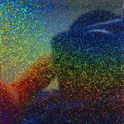 VIRTUAL BLACK HOLOGRAPHIC (FLIP FLOP)